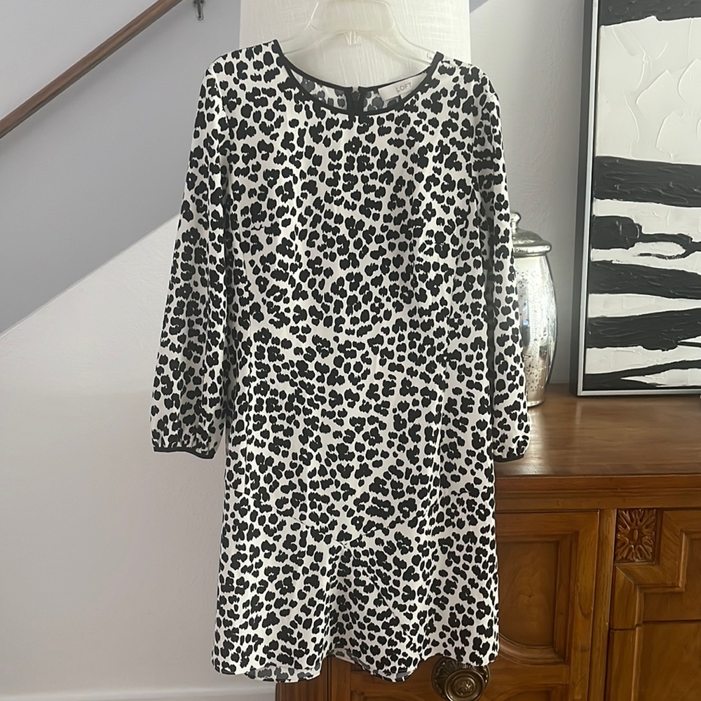 Leopard printed dress